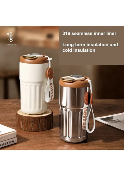 Akıllı Termos Şişe Su Dijital LED Sıcaklık Kahve Kupa Bardak Paslanmaz Çelik Hidroflask Taşınabilir Termos Öğrenci Ofis Için Hediye (Yurt Dışından) fırsatları