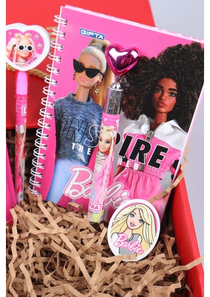 Dekomus Ile Barbie Özel Kutulu Lisanslı Full Okul Seti