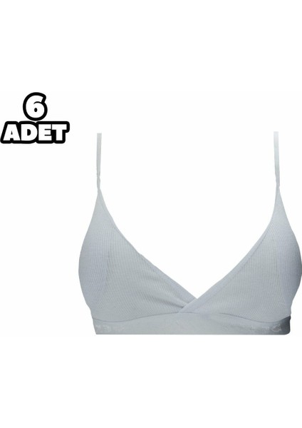 433 Pedli Kız Çocuk Bustiyer 6'lı
