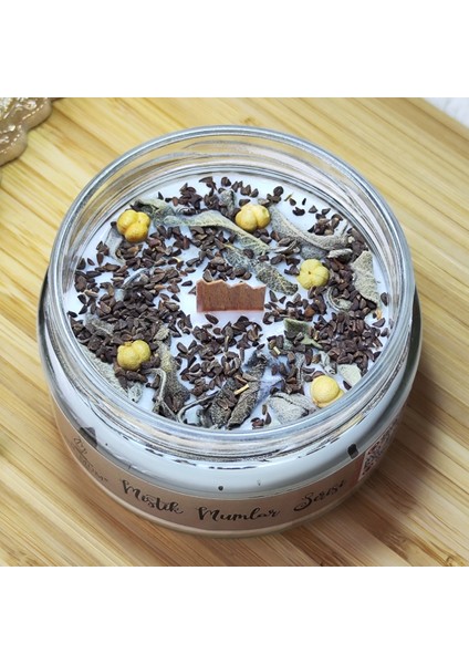 Aromaterapi Arınma Mumu Adaçayı Üzerlik Tohumu 240 gr
