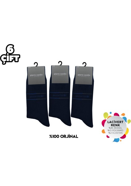 933-LACIVERT Erkek Modal Çorap 6'lı fiyatları