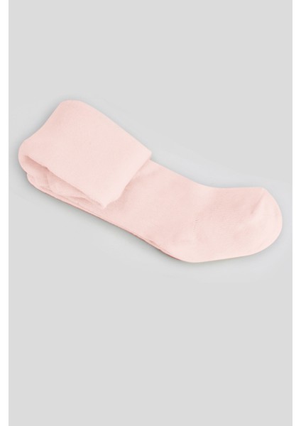 Bistyle Basic Penye Tekli Külotlu Çorap BS1000 Pembe modelleri