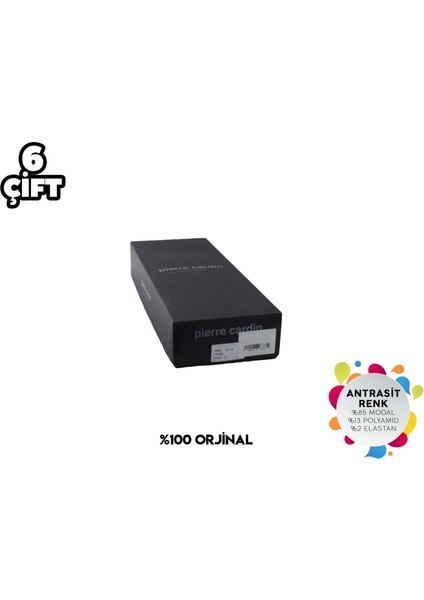 936-ANTRASIT Erkek Modal Çorap 6'lı fırsatları