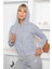 Basic Kalıp Iki Iplik Penye Sweatshirt Gri 1
