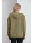 Oversize Model Fermuarlı Sweatshirt Haki 4