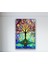 Ağaç Temperli Cam Duvar Tablosu 1