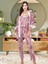 Kadın Pijama Takımı Sabahlık, Dantelli 3'lü Pijama Takımı, Alt Üst Sabahlık Pijama Takımı 2