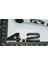 Audi 4.2 A3 A4 A6 A5 A7 A8 Bagaj Siyah Abs 3m 3D Yazı Logo 4