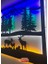 Deer And Nature Ledli Metal Tablo 3