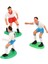 8pcs Futbol Futbol Kek Topper Oyuncu Dekorasyon Aracı Doğum Günü Kalıp Kalıp Seti (Yurt Dışından) 2