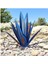 Rustik Heykel Metal Agave Bitki Ev Dekor Rustik El Boyalı Metal Agave Bahçe Süsleri Açık, 55 cm (Yurt Dışından) 3