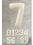 Krem Renk Rakam Folyo Balon 7 1
