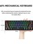 YK600 Mekanik Klavye 61 Tuşlu Rgb Arka Işık 2.4g+ Kablolu Çift Modlu %60 Kompakt Mekanik Klavye (Rusça Versiyon) (Yurt Dışından) 3