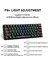 YK600 Mekanik Klavye 61 Tuşlu Rgb Arka Işık 2.4g+ Kablolu Çift Modlu %60 Kompakt Mekanik Klavye (Rusça Versiyon) (Yurt Dışından) 4