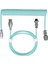 Type-C - USB Veri Kablosu Mekanik Klavye Sarmal Kablo Havayolu Kablosu Oyun Klavyesi Kablosu Yaylı Kablo Mor (Yurt Dışından) 4