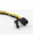 Adet 15PIN Sata Erkek 8pin(6+2) Pcı-E Güç Uzatma Kablosu 20CM Sata Kablosu 15-Pin 8 Pin 18AWG Tel Grafik Kartı Için (Yurt Dışından) 2