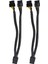 Paket Gpu VGA Pcı-E 8 Pin Dişi Çift 8(6+2) Pin Erkek Pcı Express Adaptör Örgülü Kollu Splitter Güç Kablosu 8 Inç (Yurt Dışından) 1