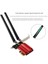 M.2 Pcıe Wifi Kablosuz Adaptör Dönüştürücü Ngff M.2 Wifi Bluetooth Kartı Için 2x Anten ile AX210 AX200 9260 8265 (Yurt Dışından) 5