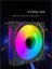 Oyun Kabini Rgb Kasa Fanı 120MM 3D Sonsuz Ayna Sessiz Fan Ileri Üfleme Argb+Pwm 2'si 1 Arada (Yurt Dışından) 3