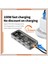 10'u 1 Arada USB C Hub Adaptörü, Çift Monitör Için USB C Dizüstü Bilgisayar Yerleştirme Istasyonları, Usb3.0 2.0 Bağlantı Noktaları, 100W Pd Şarjı, RJ45, Ses (Yurt Dışından) 5