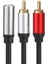 Rca Kablosu 2rca Erkek 3.5mm Kadın Ses Aux Kablosu 3.5mm Jack Rca Kablosu Mp3 Telefon Ev Sineması DVD 2rca Ses Kablosu (Yurt Dışından) 2