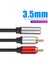 Rca Kablosu 2rca Erkek 3.5mm Kadın Ses Aux Kablosu 3.5mm Jack Rca Kablosu Mp3 Telefon Ev Sineması DVD 2rca Ses Kablosu (Yurt Dışından) 3