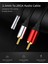 Rca Kablosu 2rca Erkek 3.5mm Kadın Ses Aux Kablosu 3.5mm Jack Rca Kablosu Mp3 Telefon Ev Sineması DVD 2rca Ses Kablosu (Yurt Dışından) 4