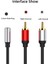 Rca Kablosu 2rca Erkek 3.5mm Kadın Ses Aux Kablosu 3.5mm Jack Rca Kablosu Mp3 Telefon Ev Sineması DVD 2rca Ses Kablosu (Yurt Dışından) 5