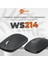 WS214 Kablosuz 1200DPI 3 Tuşlu Optik Mouse Gri 7