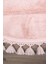 Relax Pudra Yuvarlak 120X120 cm Ponpon Saçaklı Kaymaz Tabanlı Makinede Yıkanabilir Banyo Paspası 5