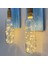 LED Işıklı Mavi Renkli Duvar Aplik 2'li Set 4