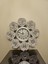 Çiçek Silver Duvar Saati 54*54 cm 2