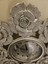 Çiçek Silver Duvar Saati 54*54 cm 3