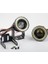Üniversal Mercekli Angel Sis Farı Metal Su Geçirmez 76 mm Sarı Halkalı Angel Eyes 3
