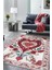 Sevgi Aşk Yer Etnik Desenli Salon Halısı Modern Oturma Odası Halısı Kırmızı Renkli Halı 1