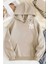 Ön Arka Ny Baskılı Kapüşonlu Sweatshirt 2
