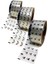 Şeffaf Baskılı Etiket Karekod Barkod Seri Numaralı 20X15MM 500 Adet 2