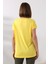 Salaş V Yaka Kısa Kol T-Shirt 19410 Açık Sarı 4