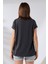 Salaş V Yaka Kısa Kol T-Shirt 19410 Antrasitmelanj 4