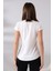 Pis V Yaka Kısa Kol Cepli Basic T-Shirt 21065 Ekru 4