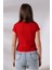 Bisiklet Yaka Kısa Kol Basic T-Shirt 21060 Kırmızı 4