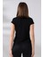 Pis V Yaka Kısa Kol Cepli Basic T-Shirt 21065 Siyah 4