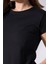 Pis Bisiklet Yaka Kısa Kol Cepli Basic T-Shirt 21066 Siyah 3
