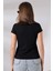 Pis Bisiklet Yaka Kısa Kol Cepli Basic T-Shirt 21066 Siyah 4