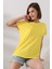 Salaş Bisiklet Yaka T-Shirt 21256 Açık Sarı 3