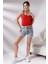 Lastik Askılı Kısa Atlet 19282 Kırmızı 1