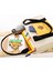 Android Desenli Deri Cepli Kanvas Tote Bag, Orta Boy Kadın Kol ve Omuz Çantası, 35X25 Cm, Iç Cepli 3