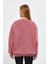 Gül Kurusu Sweatshirt, Oversize Sweatshirt, Kadın Sweatshirt, Bisiklet Yaka Sweatshirt 5