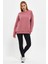 Gül Kurusu Sweatshirt, Oversize Sweatshirt, Kadın Sweatshirt, Bisiklet Yaka Sweatshirt 1