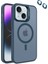 Apple iPhone 15 Plus Kılıf Magsafe Standlı + Klon Kamera Lensli Kapak 1